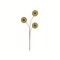 21'' Wooden Daisy Spray - Rustic Floral Stems in Yellow or Pink